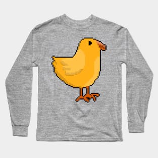 Wildlife's Pixel Mosaic Chiken Long Sleeve T-Shirt